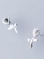 thumb 925 Sterling Silver With Silver Plated Classic Rose Stud Earrings for mom and lover 1