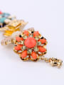 thumb Alloy Colorful Flower Artificial Stones Woven Bracelet 3