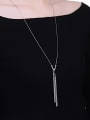 thumb S925 Silver Sweater Necklace 1