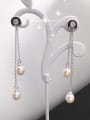 thumb Fashion Freshwater Pearls Drop threader earring 1