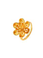 thumb Ethnic style Flower Opening Ring 0
