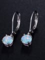 thumb Western Style Opal Stones Hook Earrings 2