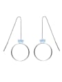 thumb S925 Silver Round-shaped Ear Wires 0