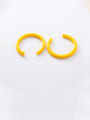thumb Alloy With Platinum Plated Simplistic Round Hoop Earrings 2