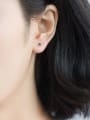 thumb Korean Style Triangle Shaped Rhinestone Stud Earrings 1
