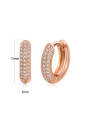 thumb Zircon sparkling European and American style studs earring 4