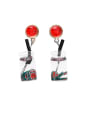 thumb Alloy With Platinum Plated Cute Friut  Drinks Drop Earrings 4
