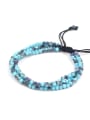 thumb Multi-layer Blue Glass Crystal Stretch Bracelet 1