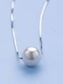 thumb 925 Silver Pearl Necklace 0