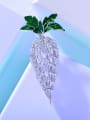 thumb Copper With Cubic Zirconia Cute Food radish Brooches 2
