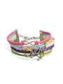 thumb Multi-layers Artificial Leather Ropes Bracelet 0
