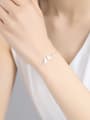 thumb 925 Sterling Silver With Gold Plated Simplistic Little Bird Bracelets 1