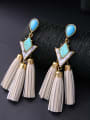 thumb Fashion Exaggerated Tassels drop earring 1