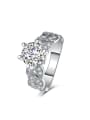 thumb Wedding Accessories Hot Selling Women Ring with Zircons 0