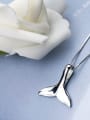 thumb Women Exquisite Fish Shaped S925 Silver Pendant 1