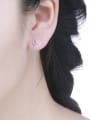 thumb Elegant Geometric Shaped Stud threader earring 1