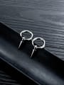 thumb 316L Surgical Steel With Platinum Plated Punk Irregular Stud Earrings 3