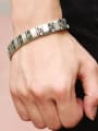 thumb Fashion Cubic Magnets Titanium Men Bracelet 1