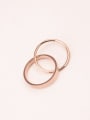 thumb Simple Style Double Circle Ring 2