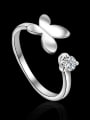 thumb Butterfly Shaped Opening Women Ring 1