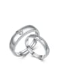 thumb S925 Silver Women Opening Fashion Lover Ring 0