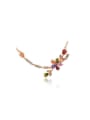 thumb Elegant Colorful Bouquet Shaped Crystal Necklace 0
