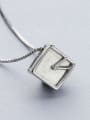 thumb S925 Silver Square Pendant 3