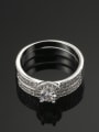 thumb Hot Selling Double Separated Ring with Zircons 2