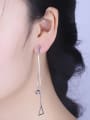 thumb Trendy Triangle Shaped Stud threader earring 1