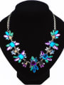 thumb Exaggerated Rhinestones-sticking Butterfly Alloy Necklace 0