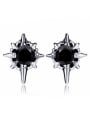 thumb Stainless Steel With Trendy Cross Stud Earrings 0