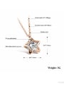 thumb Stainless Steel With Rose Gold Plated Fashion Star Necklaces 2