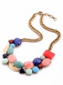 thumb Fresh Lovely Color Stones Lady Necklace 1