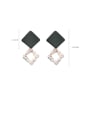 thumb Alloy With Gold Plated Punk Geometric Drop Earrings 1