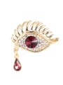 thumb Alloy With Rose Gold Plated Exaggerated Evil Eye Brooches 0