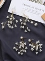 thumb Alloy With Gold Plated  Imitation Pearl Bohemia Flower Earrings 0