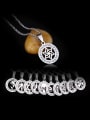 thumb Stainless Steel With Fashion Round Necklaces 0