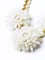 thumb Artificial Pearls Flower Alloy Necklace 2