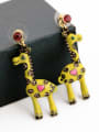 thumb Fashion Lovely Giraffe Stud drop earring 1