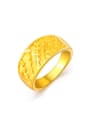 thumb Men Fashion 24K Gold Plated Copper Geometric Ring 0