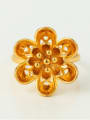thumb Ethnic style Flower Opening Ring 2