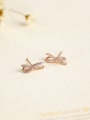 thumb Rose Gold Plated Bowknot cuff earring 0