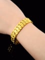 thumb Fashionable Gold Plated Watch Band Shaped Bracelet 1