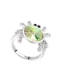 thumb Personalized Cubic austrian Crystals Spider Alloy Ring 0
