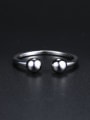 thumb 925 Sterling Silver Little Beads Opening Ring 1