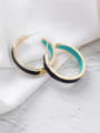 thumb Alloy With Gold Plated Simplistic Round Hoop Earrings 1