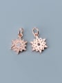 thumb 925 Sterling Silver With  Cubic Zirconia  Personality Flower Pendants 1