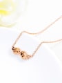 thumb Stainless Steel With Rose Gold Plated Fashion Angel wings Necklaces 2