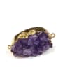 thumb Exaggerated Natural Amethyst Crystal Pendant 1