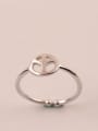 thumb S925 Silver Plated Women Opening Ring 0